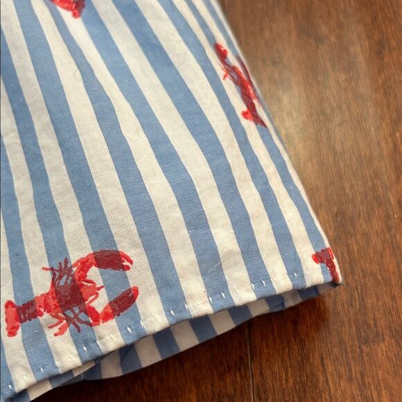 Tommy Bahama Girl’s Striped Dress with Red Lobster Print and Bow, Size 6 - Picture 5 of 12